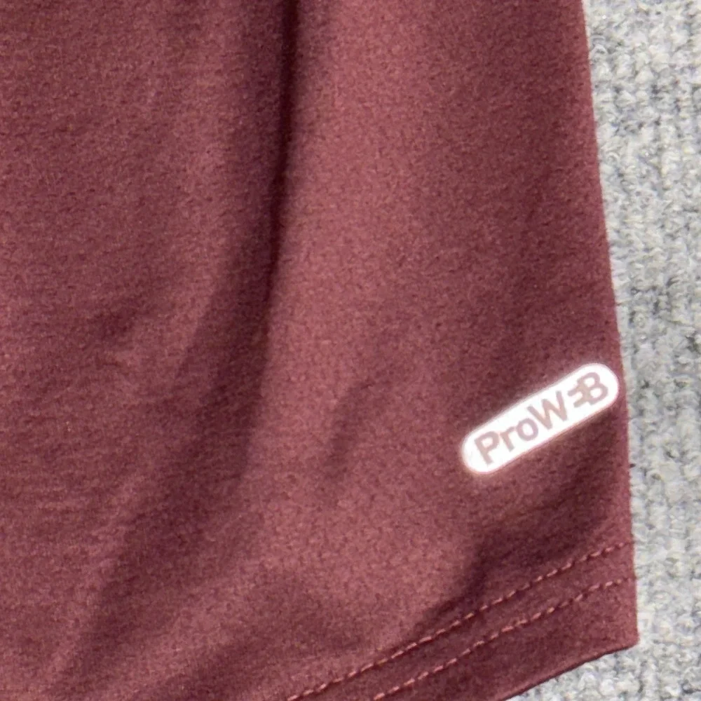 Spyder‎ Pullover Men's Small Burgundy Polyester 1/4 Zip Activewear Training
